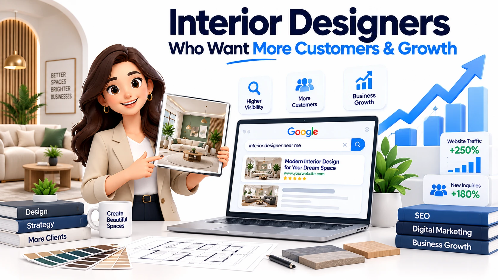 SEO for Interior Designers Who Want More Customers & Growth