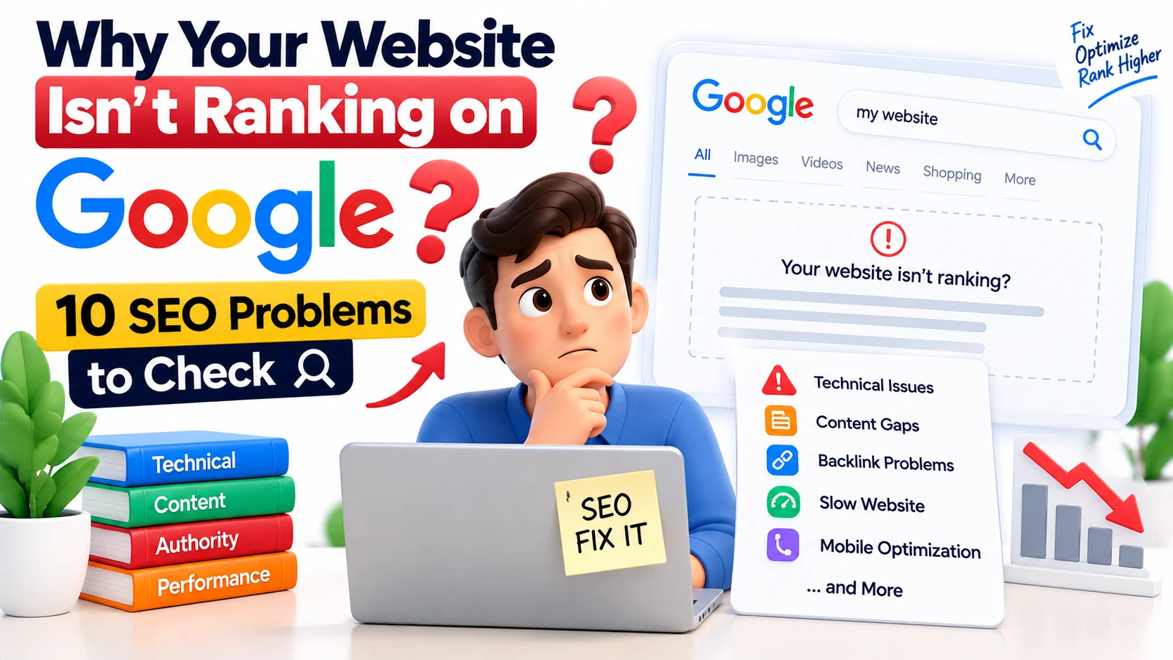 Why Your Website Isn't Ranking on Google: 10 SEO Problems to Check